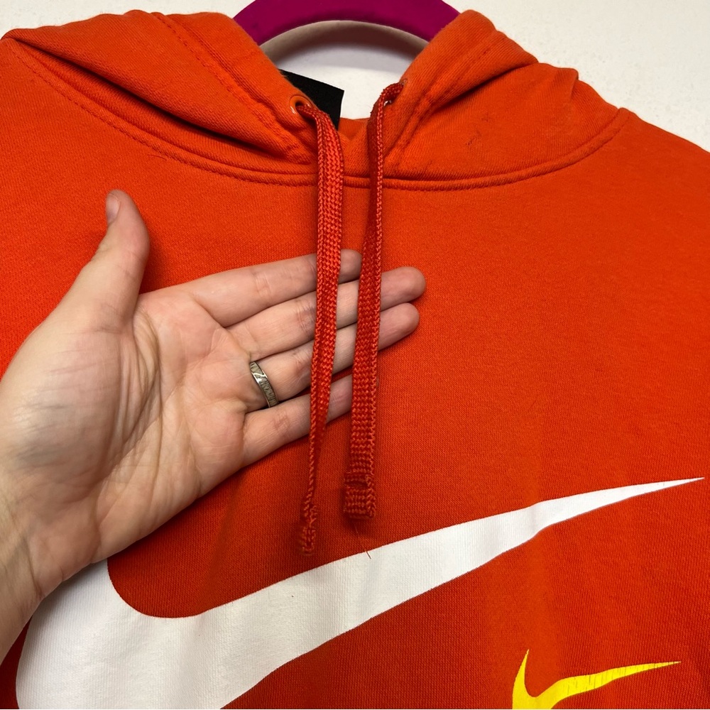 Pre-Loved Orange Sportswear Nike Pullover Hoodie - Nike - Picture 4 of 15
